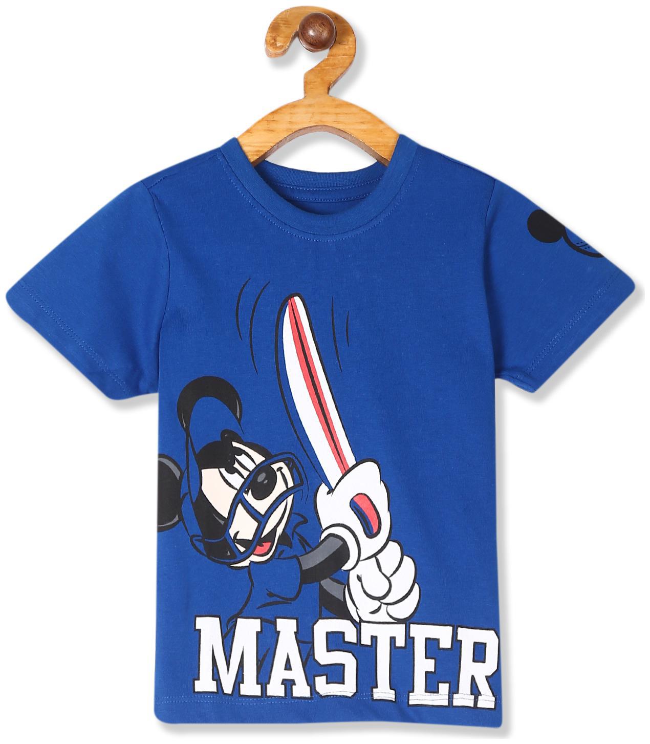 

Colt Boy Cotton Printed T-shirt - Blue