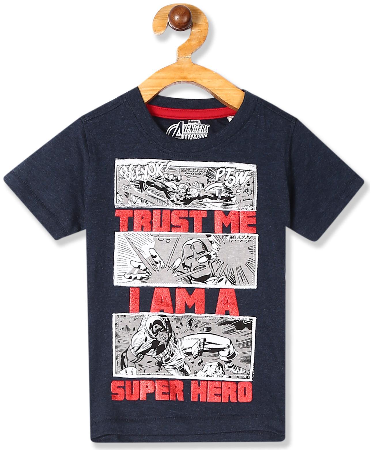 

Colt Boy Cotton Printed T-shirt - Blue