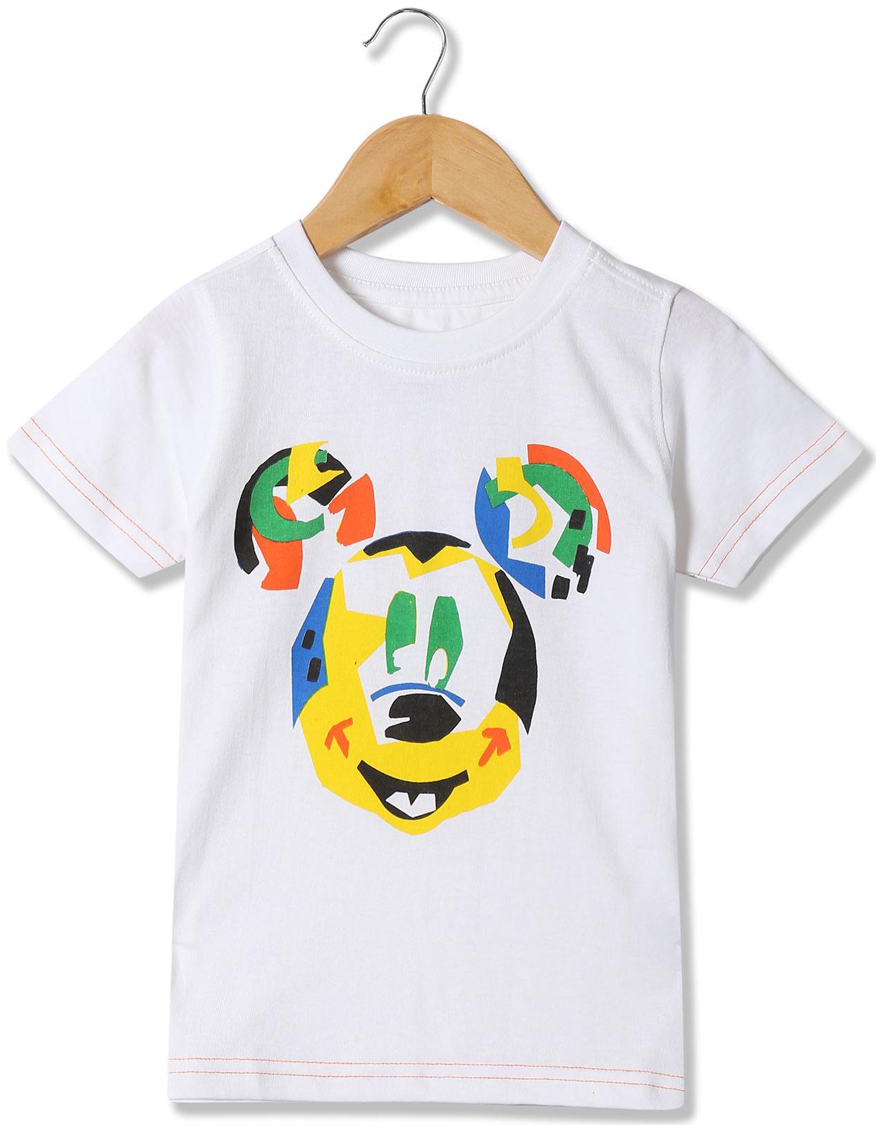 

Colt Boy Cotton Printed T-shirt - White