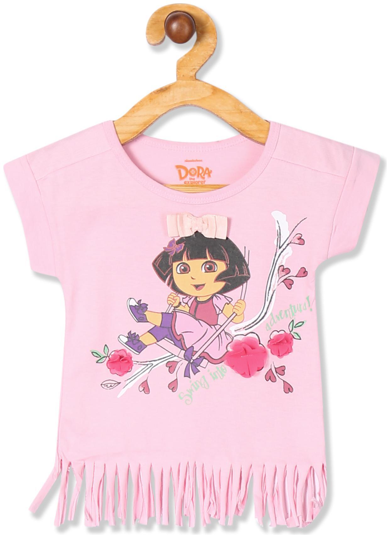 

Colt Cotton Printed Top for Baby Girl - Pink