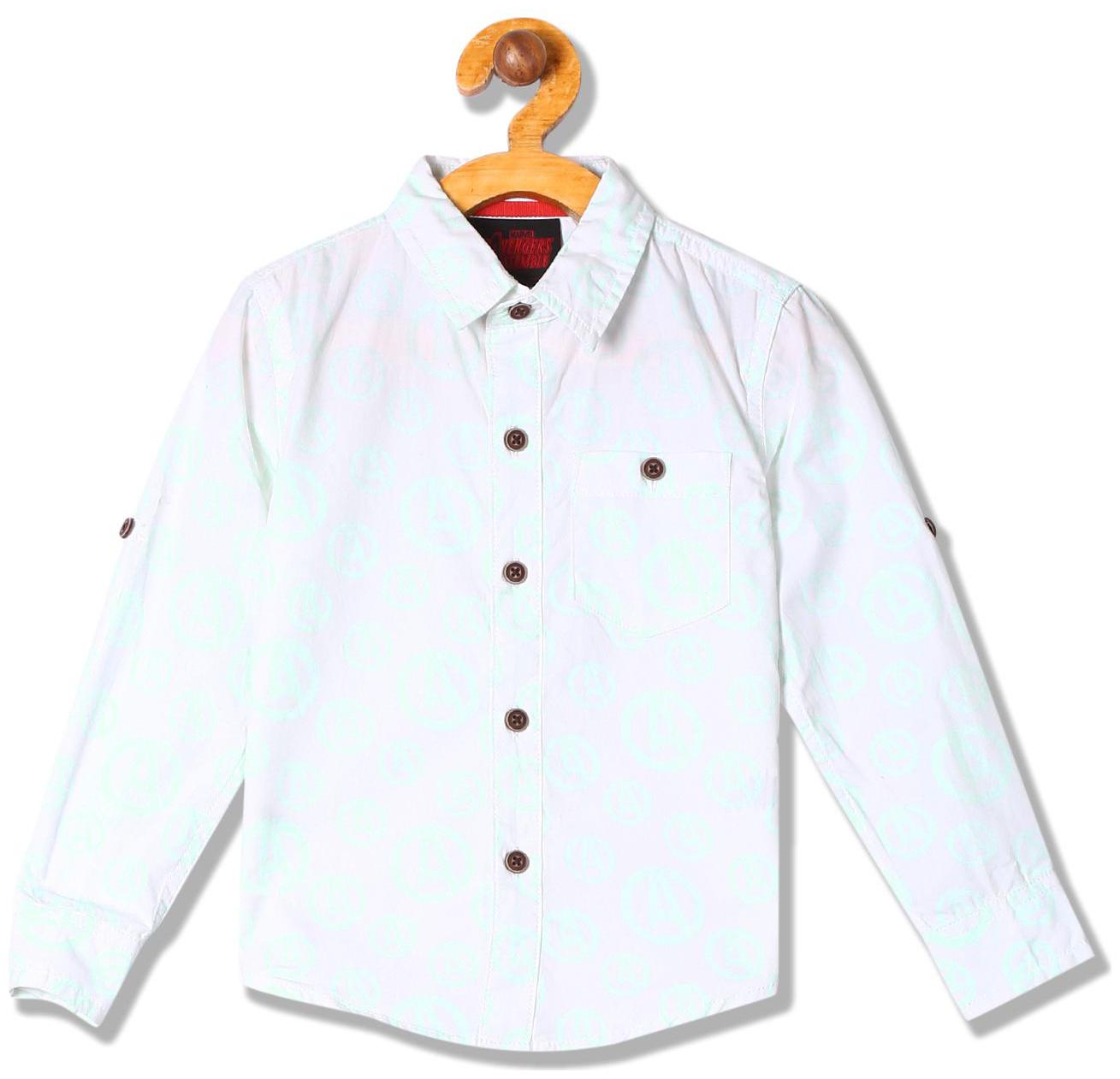 

Colt Cotton Printed Shirt for Baby Boy - White