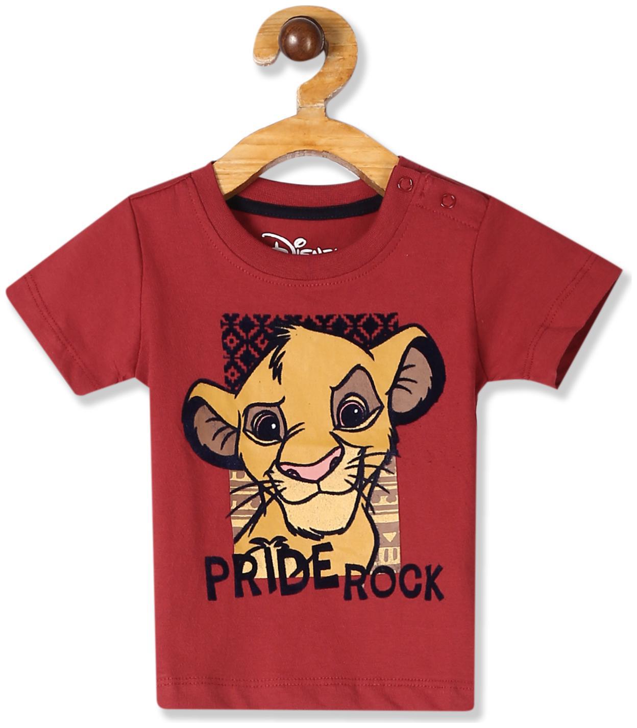 

Colt Cotton Self design T shirt for Baby Boy - Red