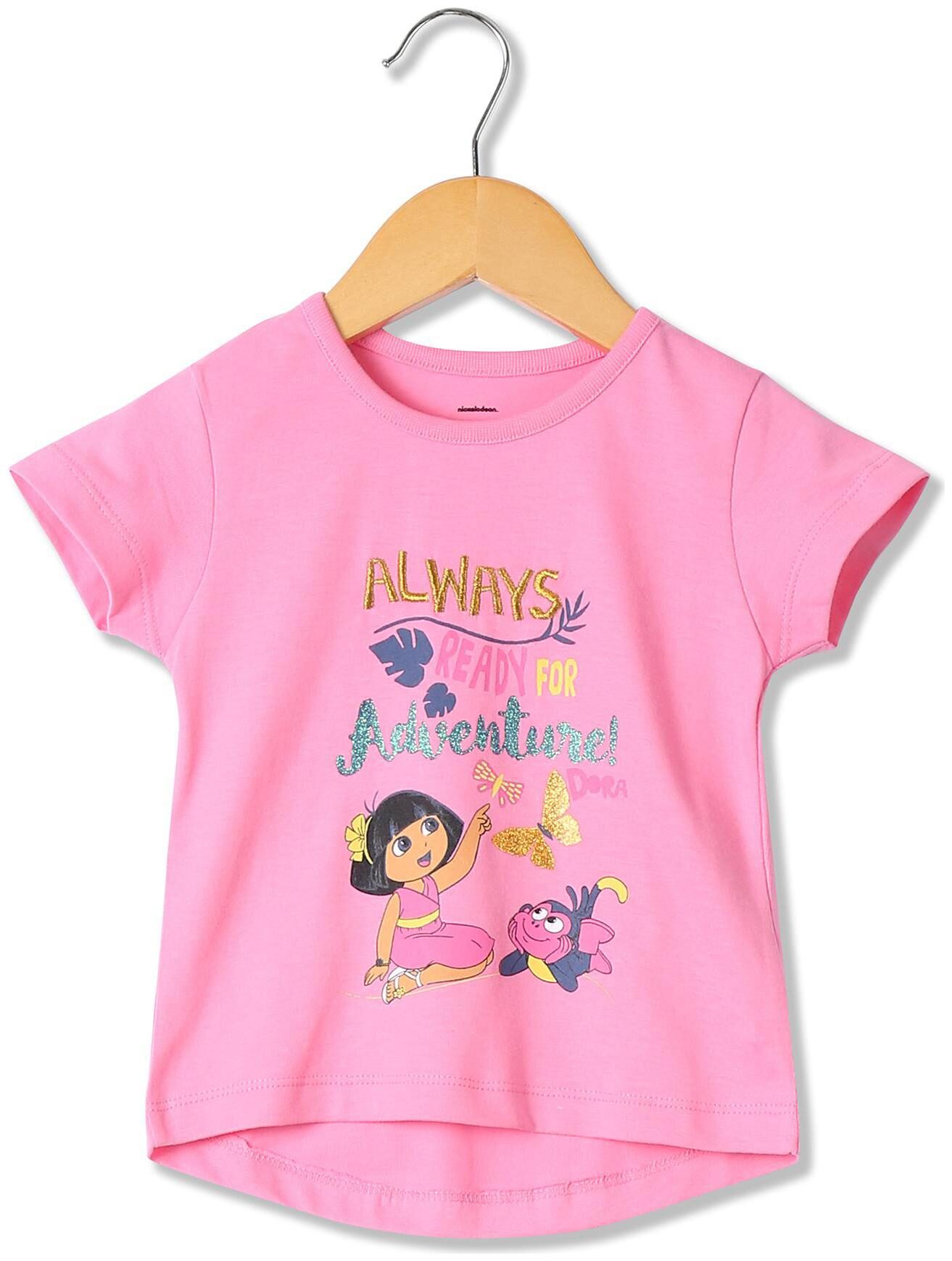 

Colt Cotton Printed T shirt for Baby Girl - Pink