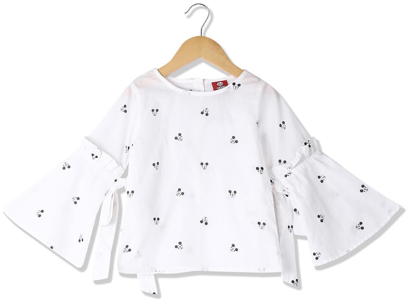 

Colt Cotton Printed Top for Baby Girl - White