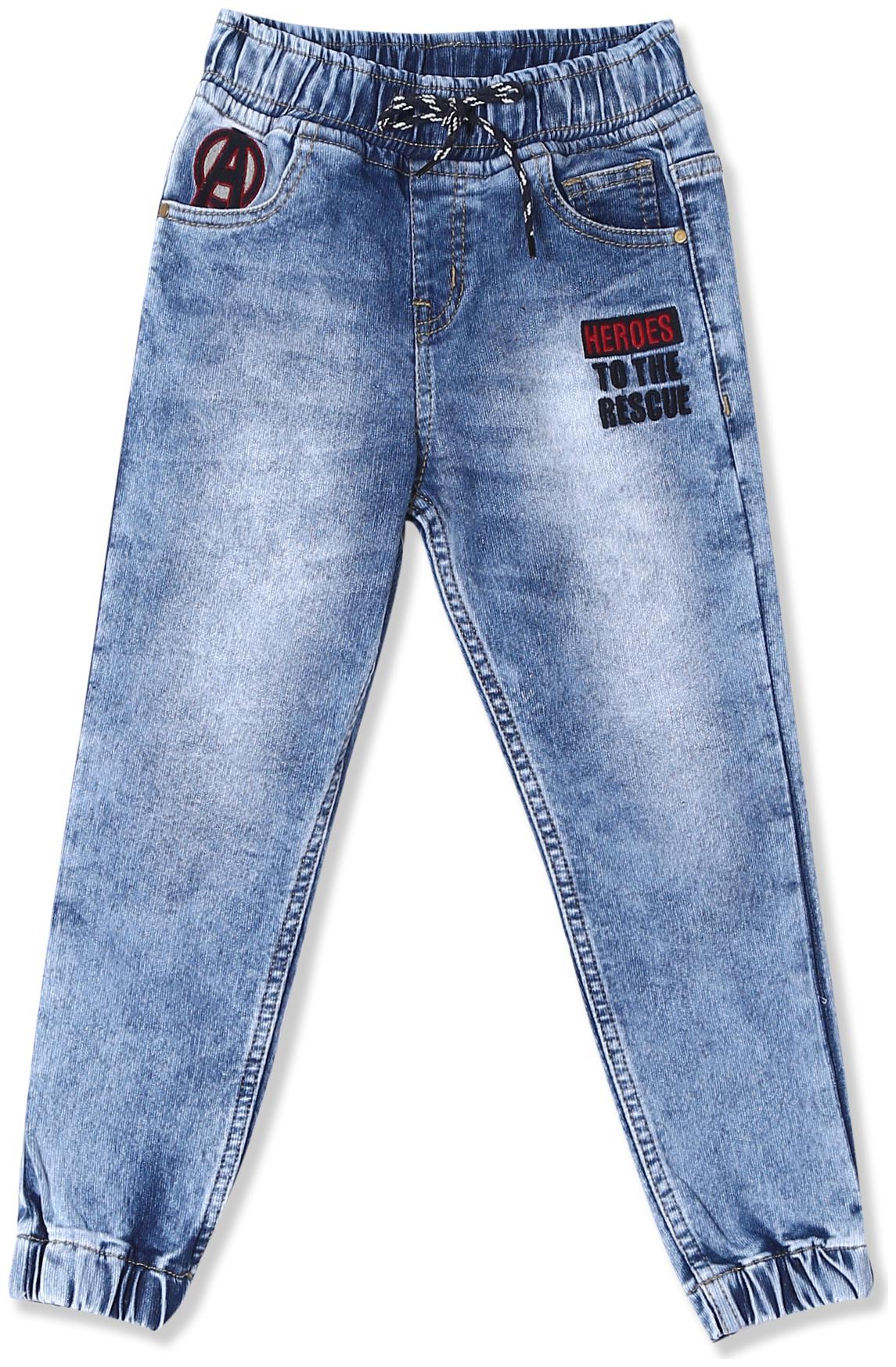 

Colt Cotton Blue Boys Drawstring Waist Jogger Jeans