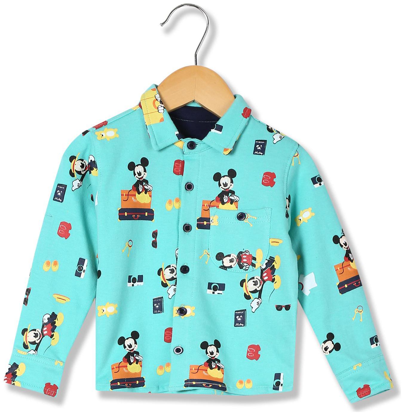 

Colt Cotton Printed Shirt for Baby Boy - Green