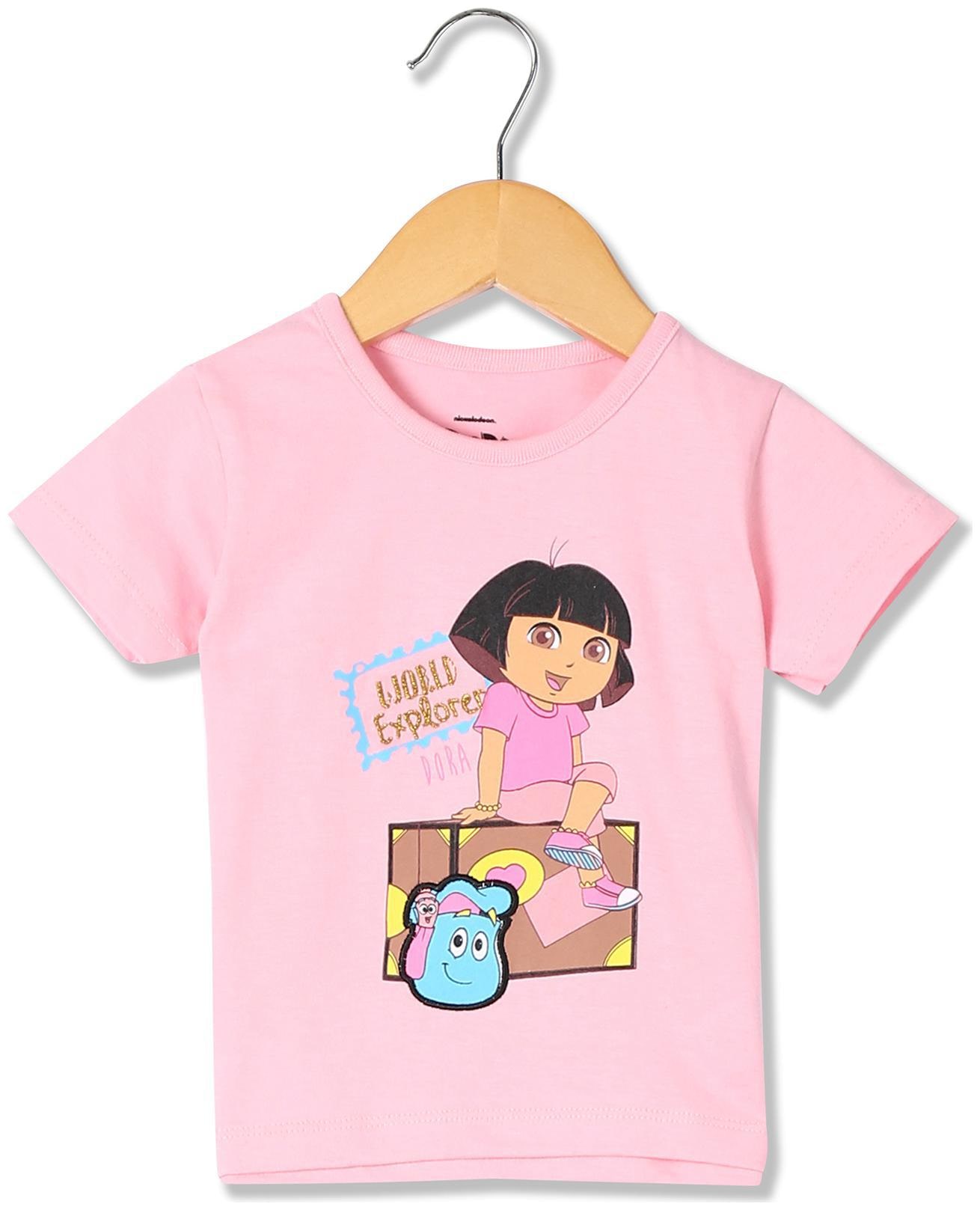 

Colt Cotton Printed T shirt for Baby Girl - Pink