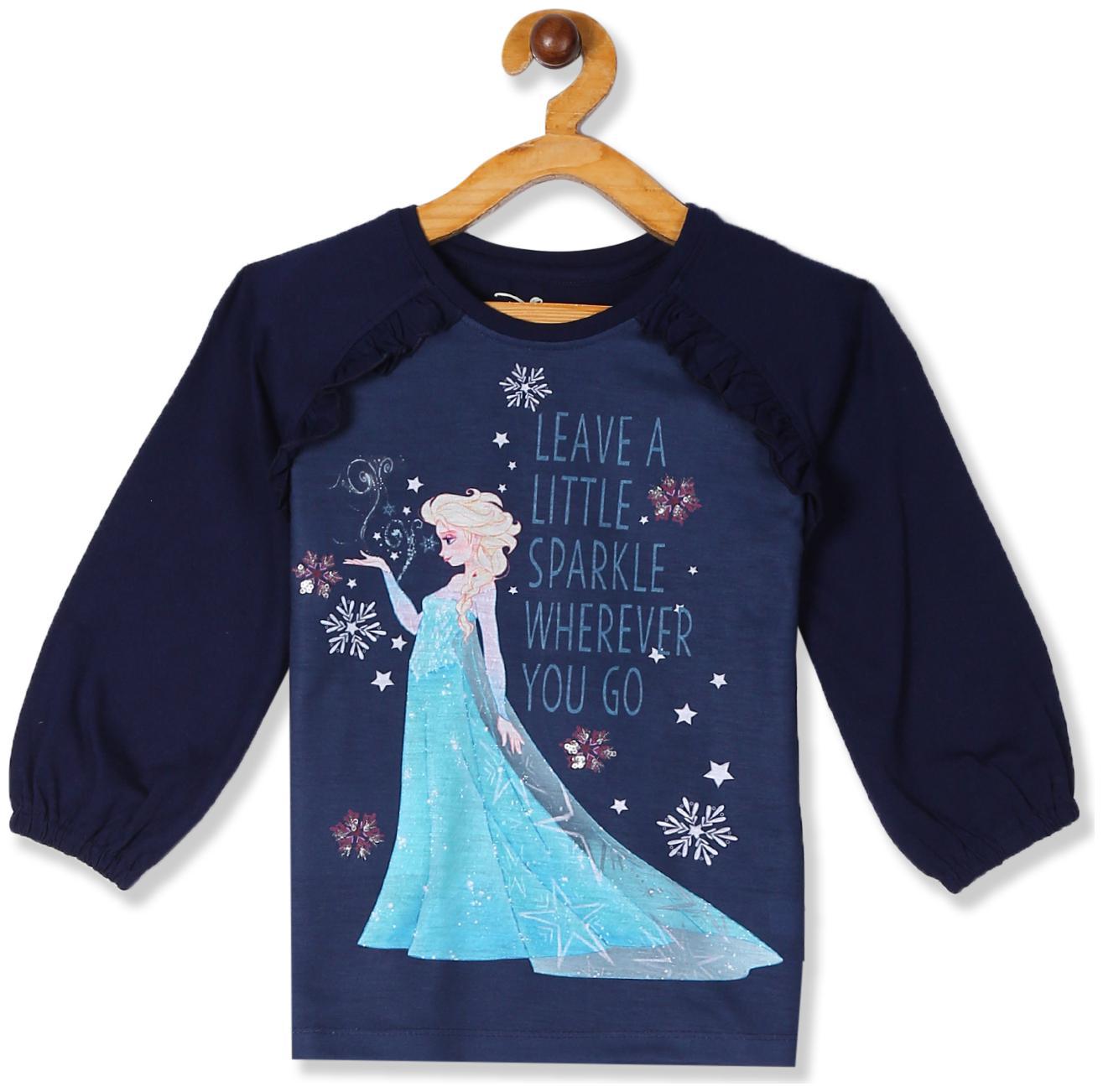 

Colt Cotton Printed Top for Baby Girl - Blue
