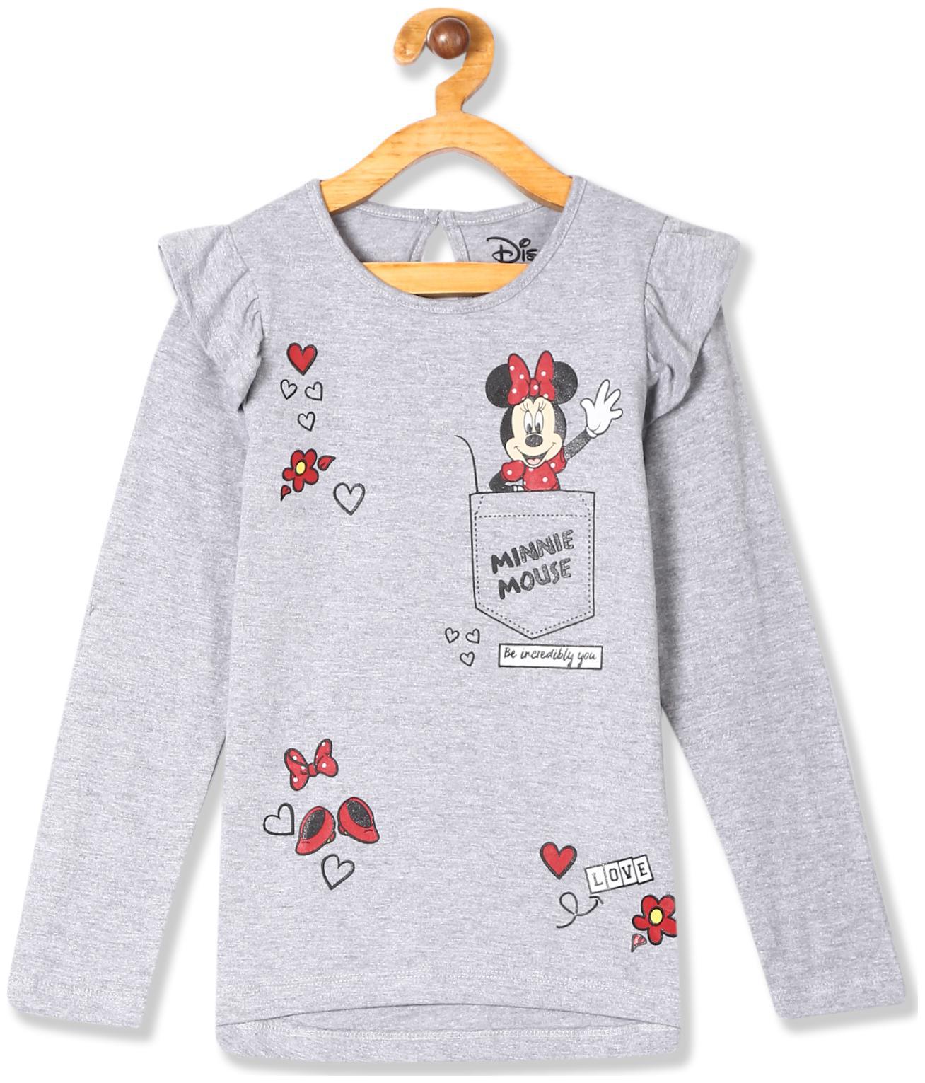 

Colt Girl Cotton Printed Top - Grey