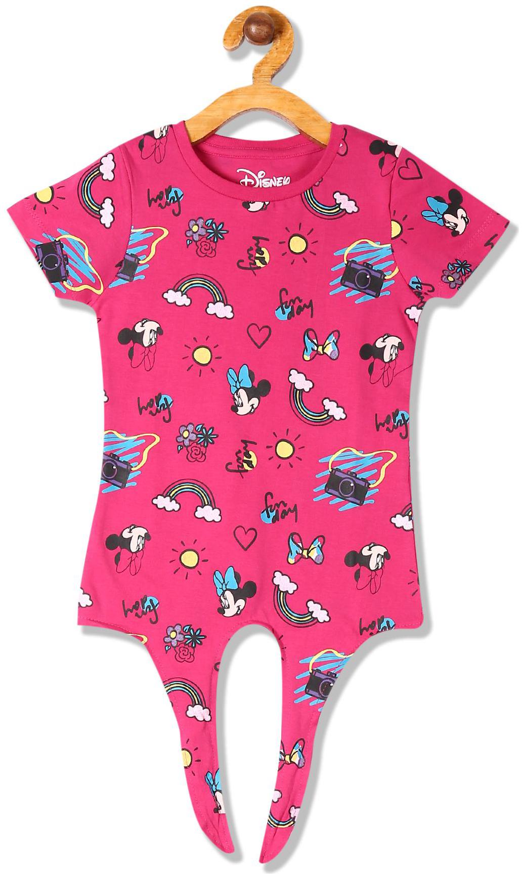 

Colt Girl Cotton Printed Top - Pink