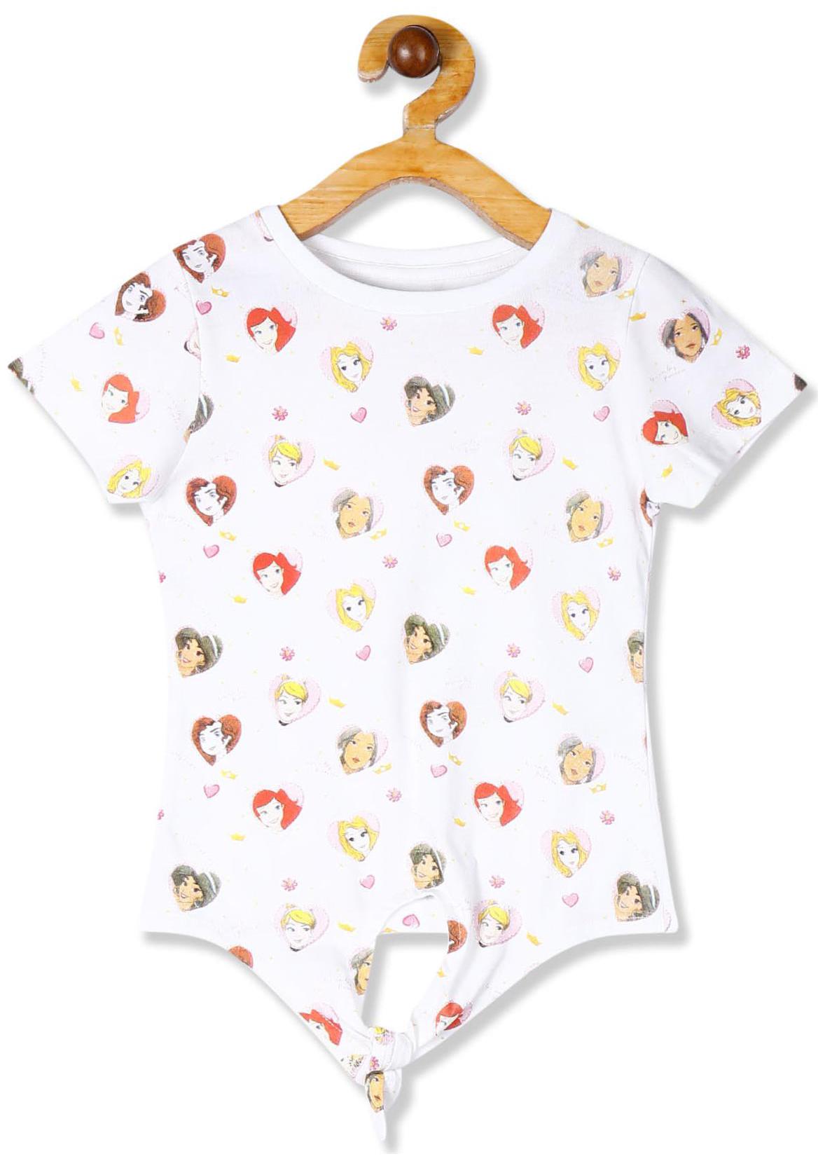

Colt Girl Cotton Printed Top - White