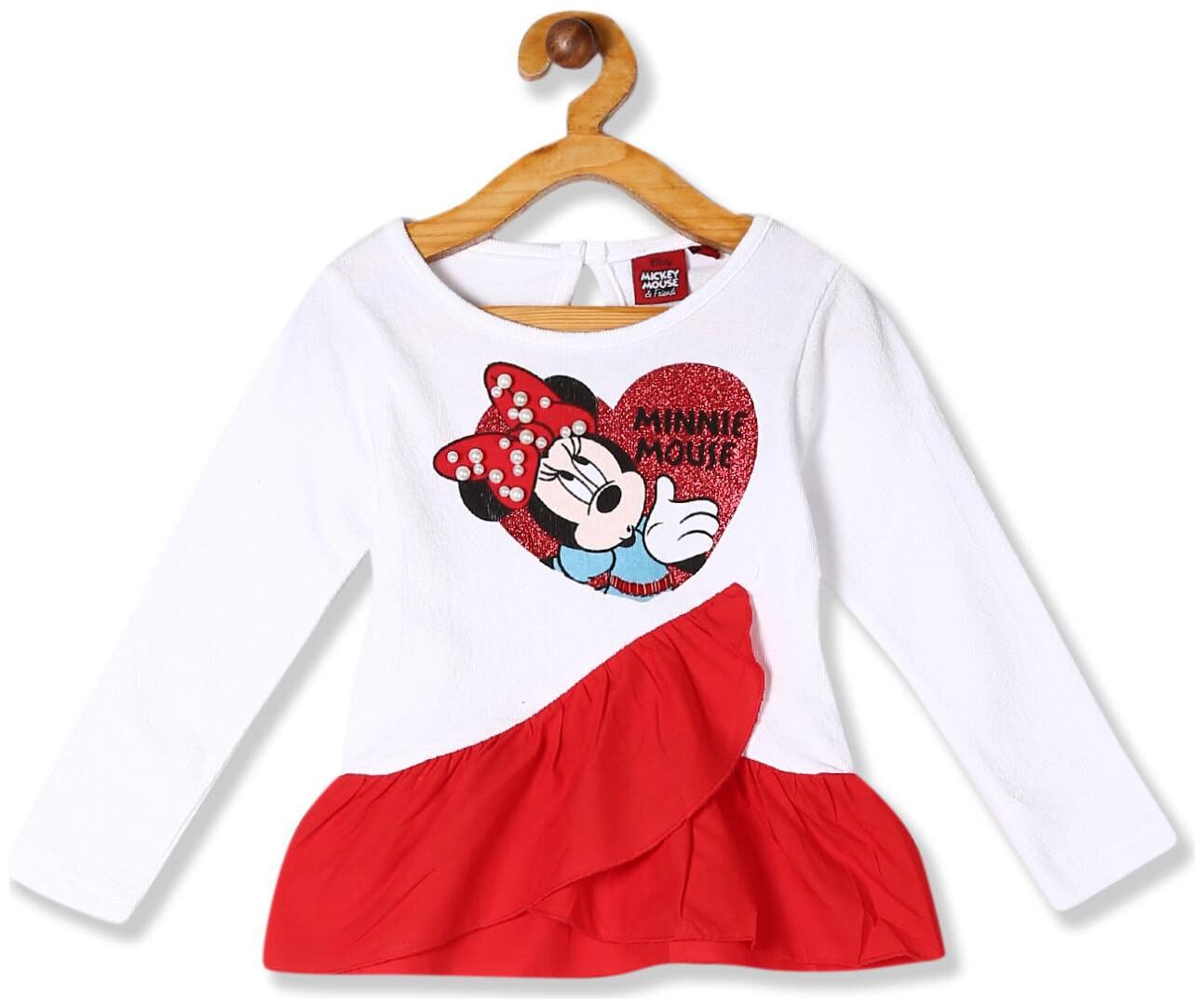 

Colt Girl Cotton Printed Top - White