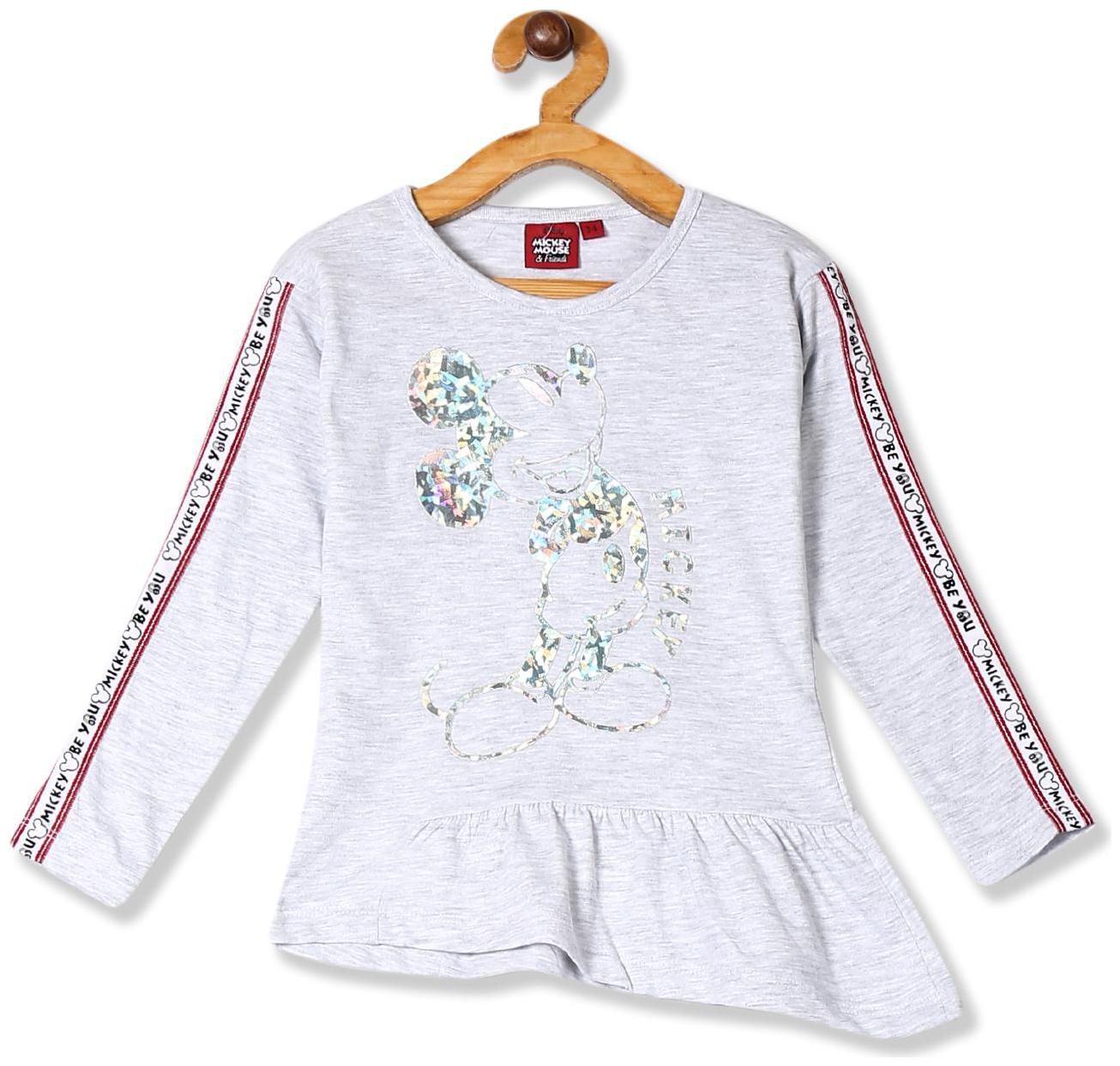 

Colt Girl Cotton Printed Top - Grey