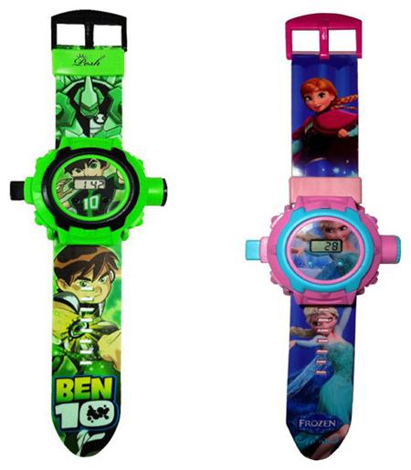 

Combo Ben 10 And Frozen 24 Image Kids Projector Watch Pack Of - 2 By Signomark