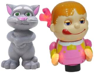 Combo Of musical Naughty Baby girls with talking Interactive toyfor kids