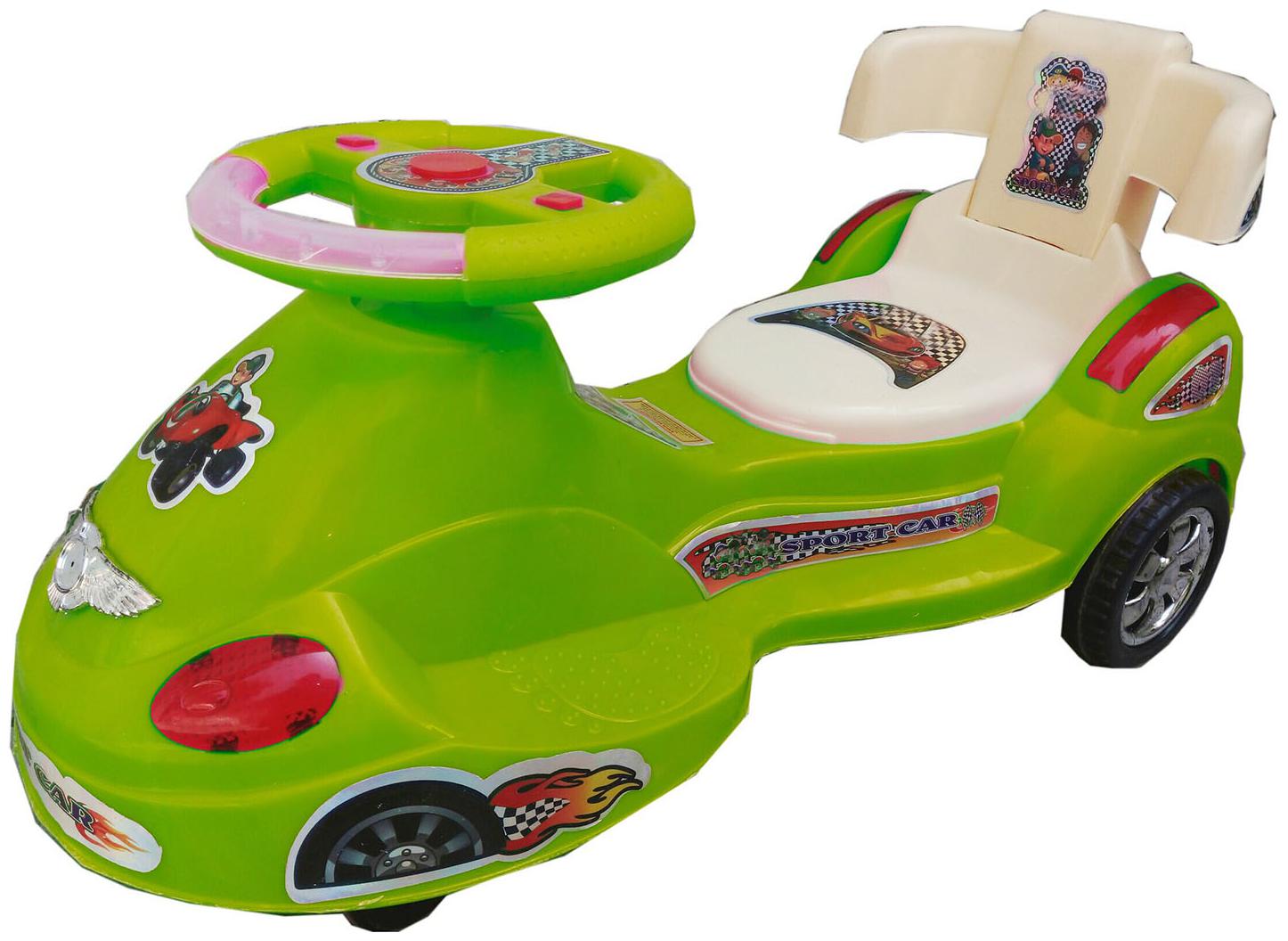 

Coshmo Baby Branded Baby Metro Train Magic Car With Multicolor Ride On Car With Light And Music With Back Support 80 Kg Weight Capacity For Girls And Boys With Best Quality Plastic For Ur Kids