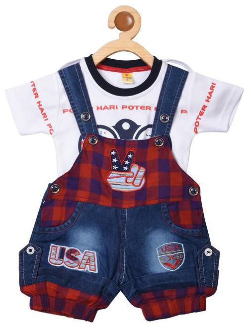 

Covetus Dungaree For Boys Girls Casual Denim Multi