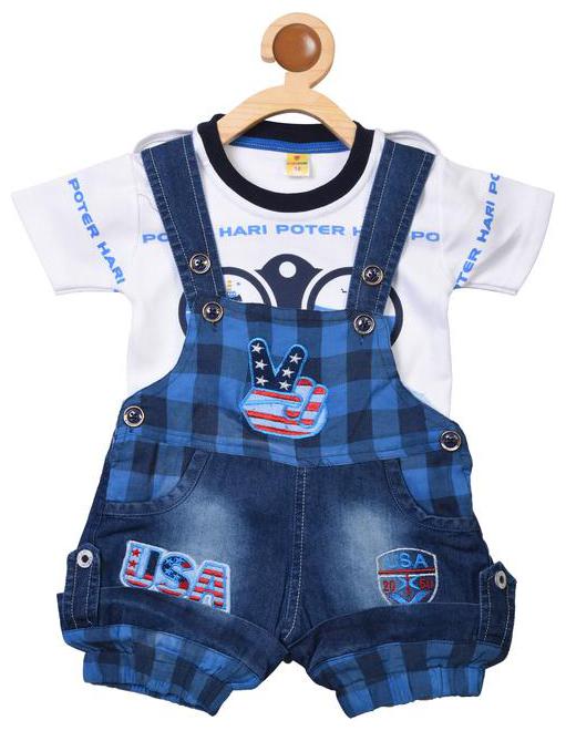 

Covetus Dungaree For Boys Girls Casual Denim Multi