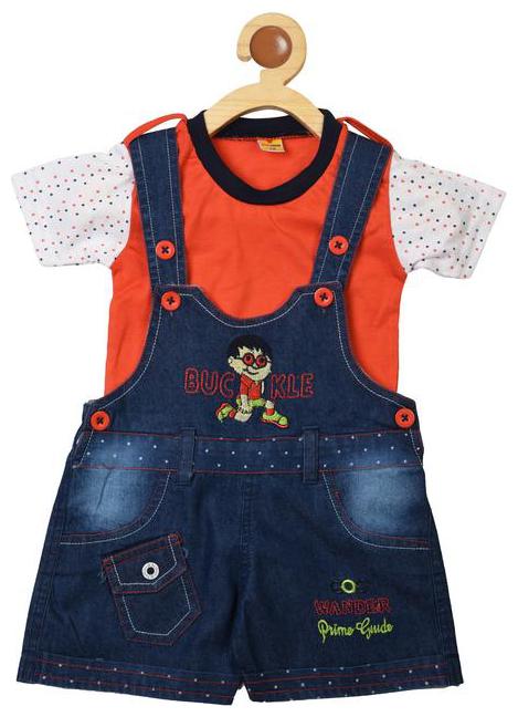 

Covetus Dungaree For Boys Girls Casual Denim Multi
