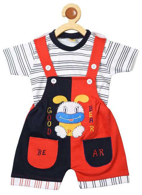 

Covetus Dungaree For Boys Girls Casual Cotton Blend Multi