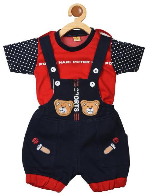 

Covetus Dungaree For Boys Girls Casual Cotton Blend Multi