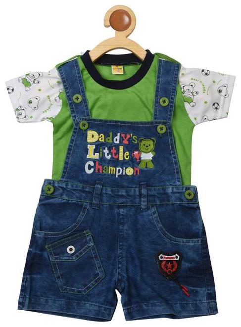 

Covetus Dungaree For Boys Girls Casual Cotton Blend Multi