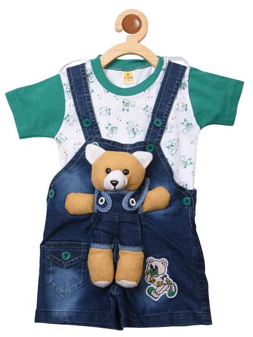

Covetus Dungaree For Boys Girls Casual Denim Multi