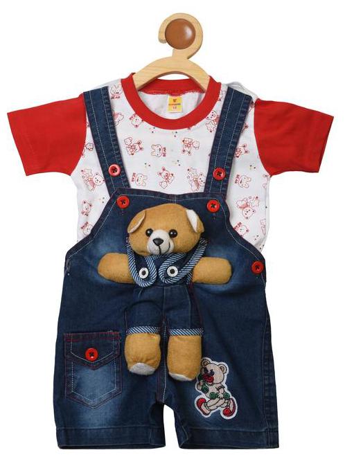 

Covetus Dungaree For Boys Girls Casual Denim Multi