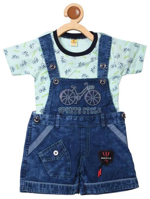 

Covetus Dungaree For Boys Girls Casual Denim Multi