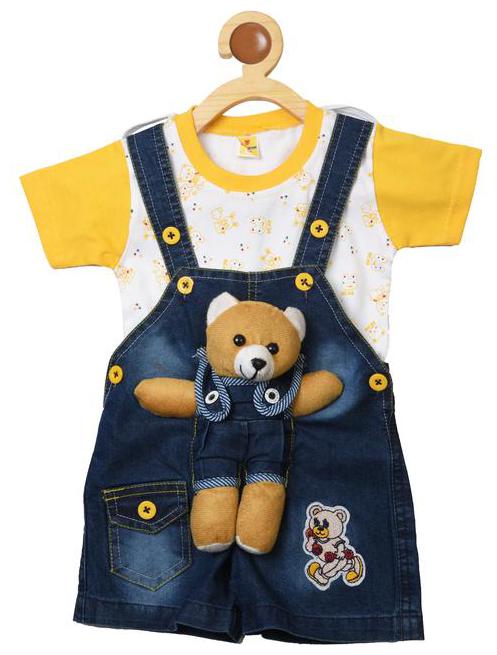 

Covetus Dungaree For Boys Girls Casual Denim Multi
