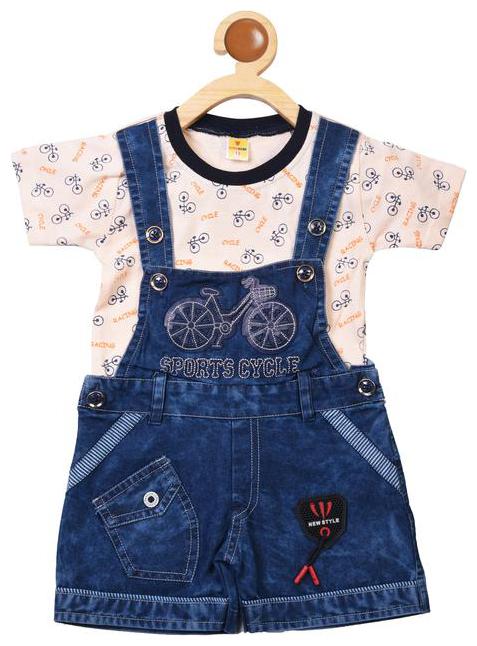 

Covetus Dungaree For Boys Girls Casual Denim Multi