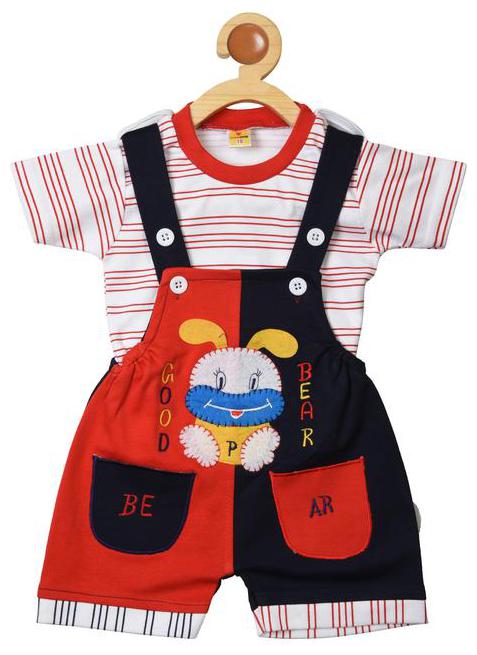 

Covetus Dungaree For Boys Girls Casual Cotton Blend Multi
