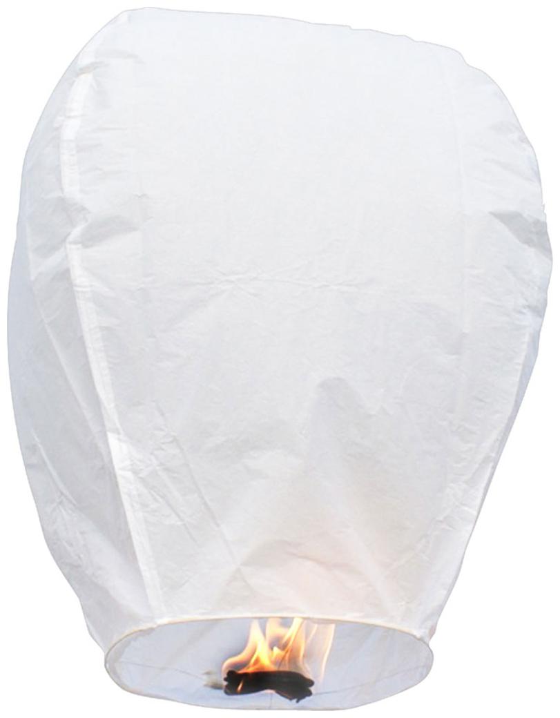 Crazy Sutra Make A Wish Paper Flying Balloon Kites Sky Lanterns Wishing Lamp white Pack Of 2 by Geek Initus