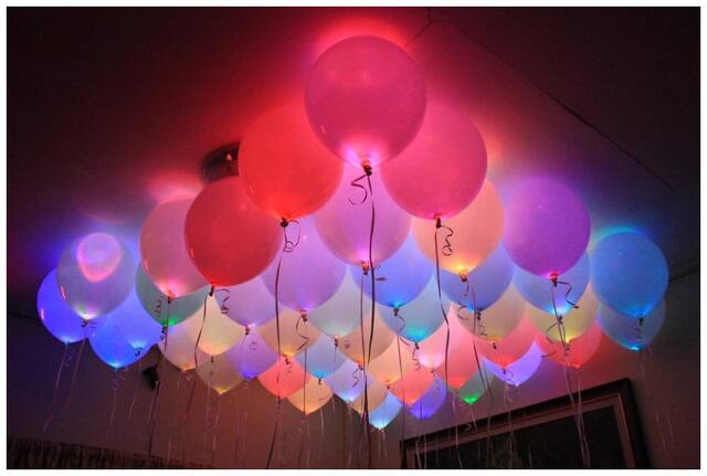 Crazy Sutra Pack Of 25 Premium Quality Led Balloons
