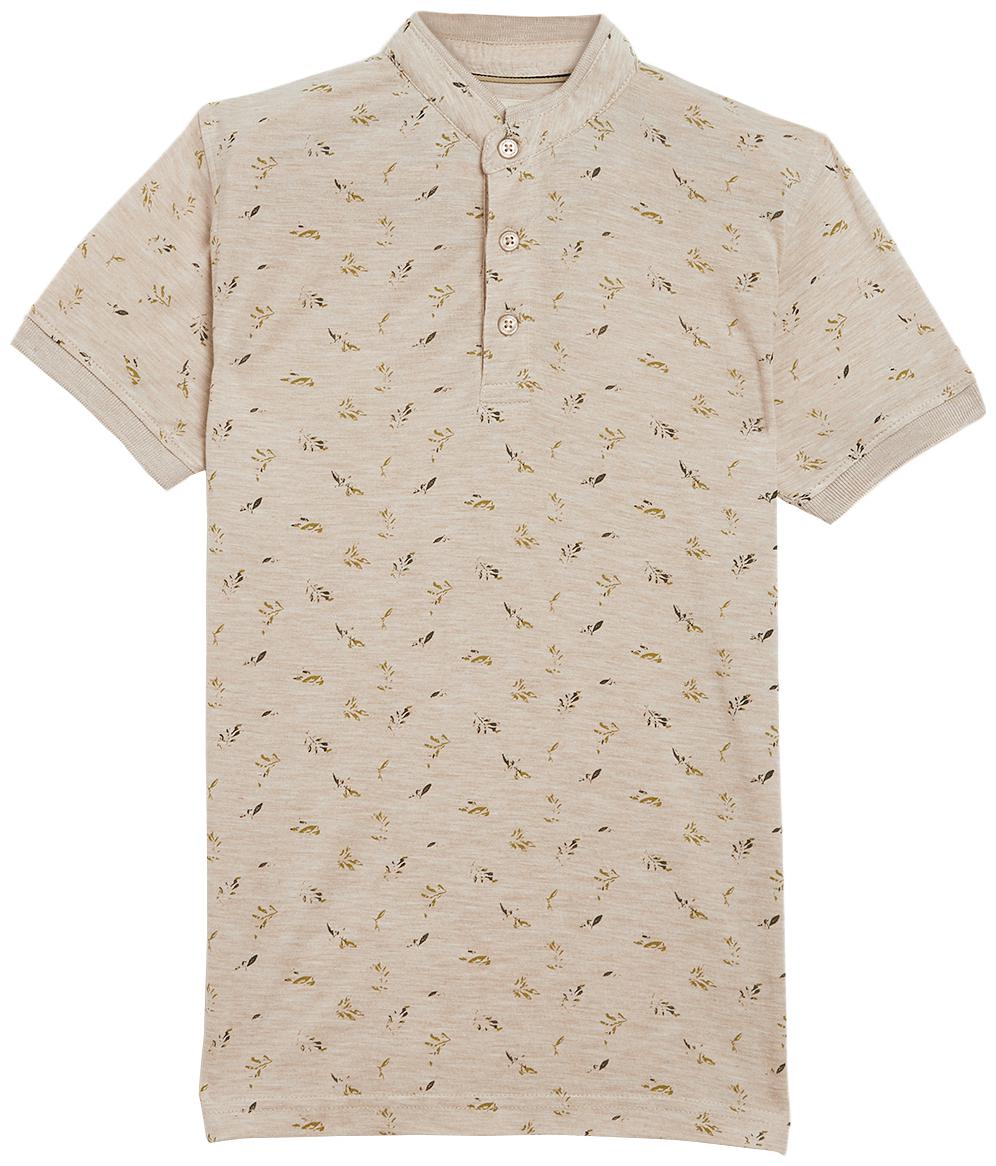 

Crimsoune Club Boy Cotton Printed T-shirt - Beige