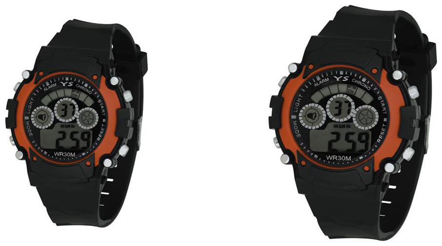 

Crude Smart Combo of 2 Digital Watches with Adjustable PU Strap For girl s and Boy s (Kids )