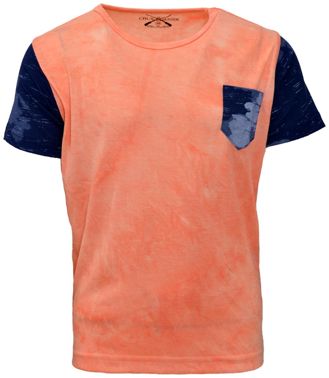 

CH CRUX HUNTER Boy Cotton Solid T-shirt - Orange