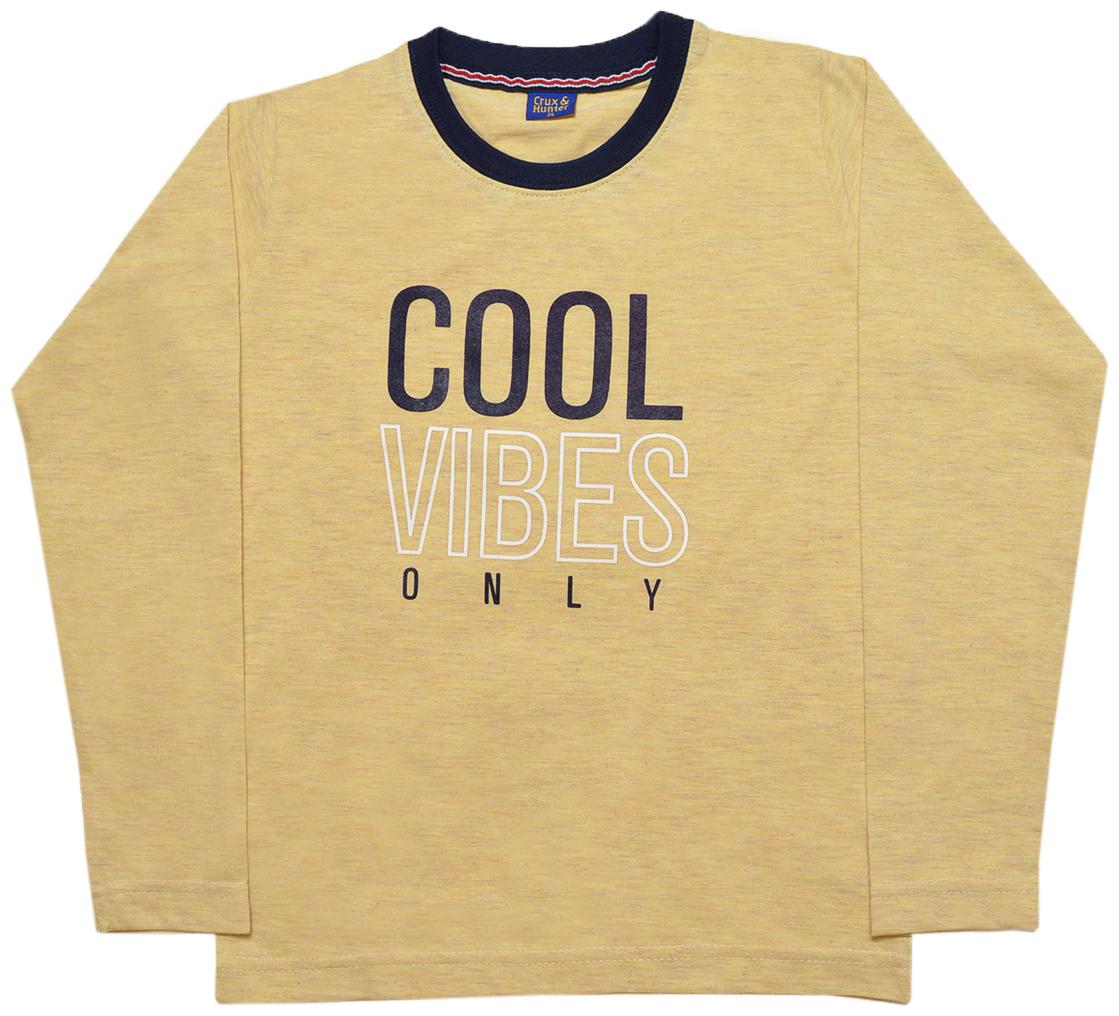 

CH CRUX HUNTER Boy Cotton Solid T-shirt - Yellow