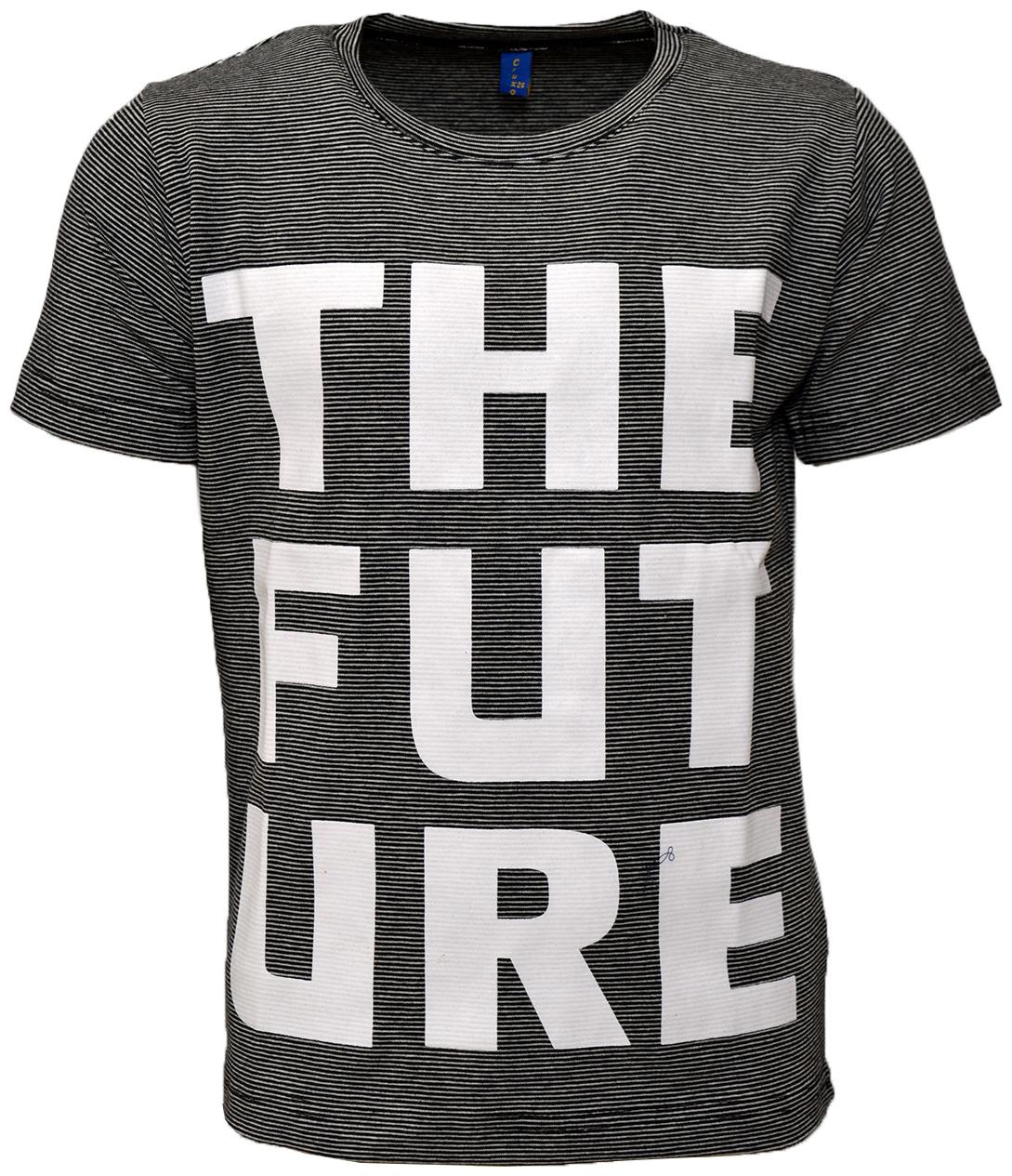 

CH CRUX HUNTER Boy Cotton Striped T-shirt - Black