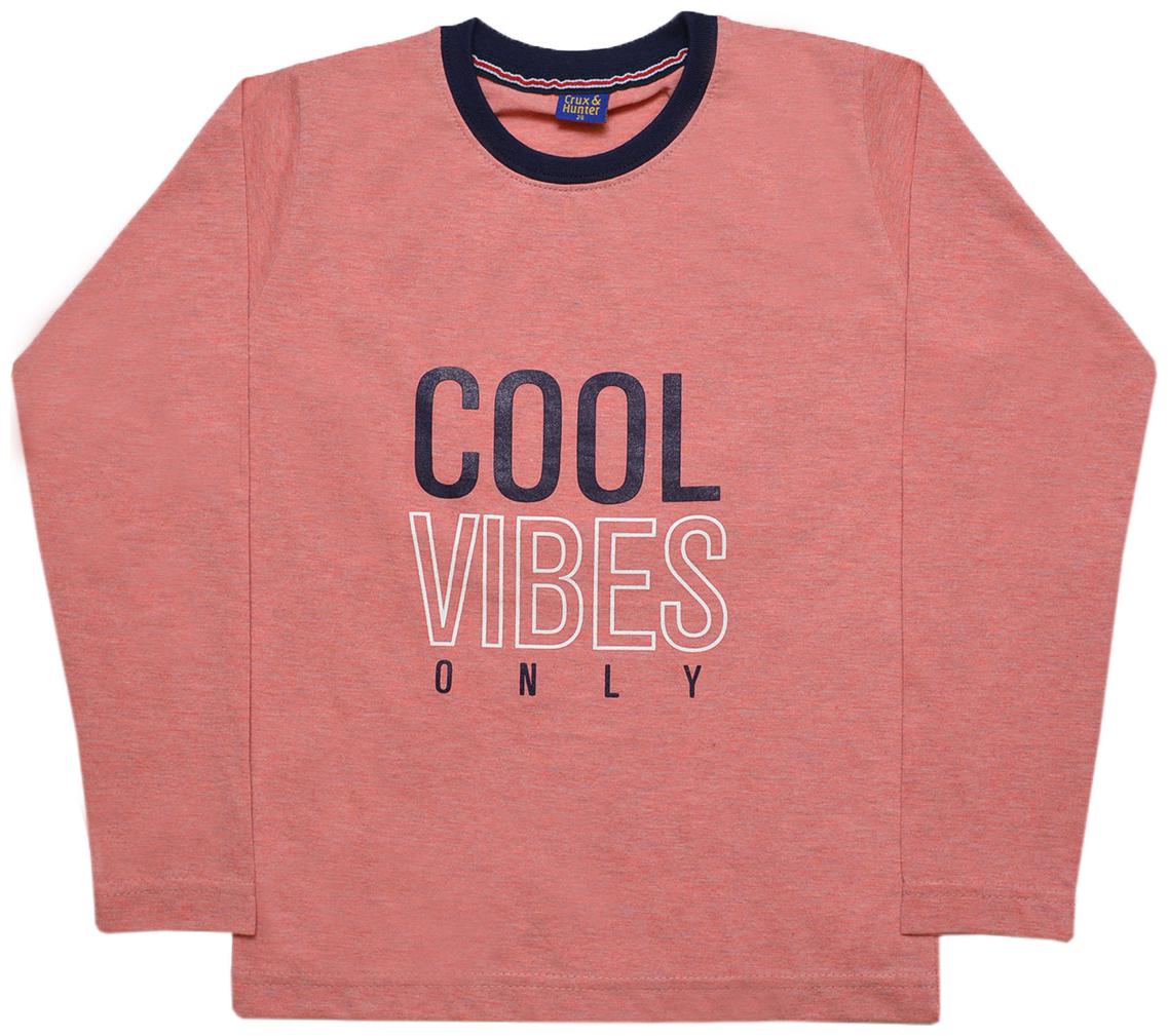 

CH CRUX HUNTER Boy Cotton Solid T-shirt - Red
