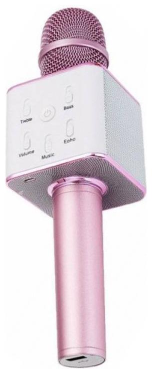 

CRYSTAL DIGITAL Q7 High Quality Karaoke Wireless Bluetooth Microphone with Mic Speaker Condenser Microphone (Colour ROSE GOLD)