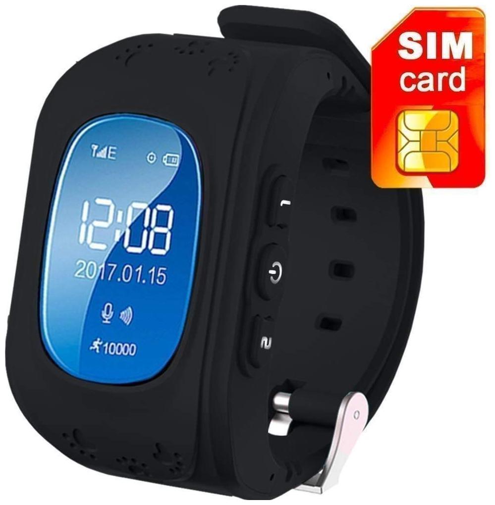 

Crystal Digital Q50 GPS Tracker Smart Watch Phone Two-Way Call with SIM Slot Anti-Lost Alarm Remote Monitor GPS LBS Locator Smart Watch