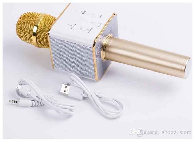 

CHG Wireless Karaoke Mic Q7 With Attach Bluetooth Speaker And Echo Function 2600 mAh Battery