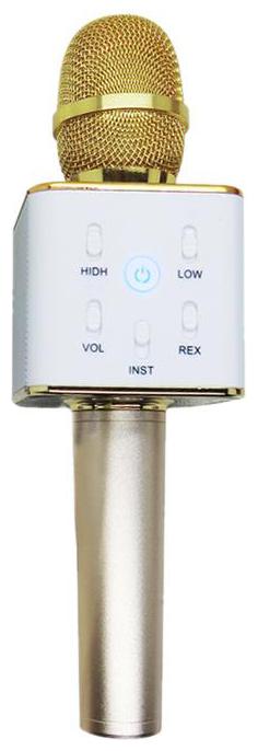 

CHG Q7 Handheld Bluetooth Wireless Microphone Mic With Speaker Audio Recording Compatible With Ios Android Smartphones