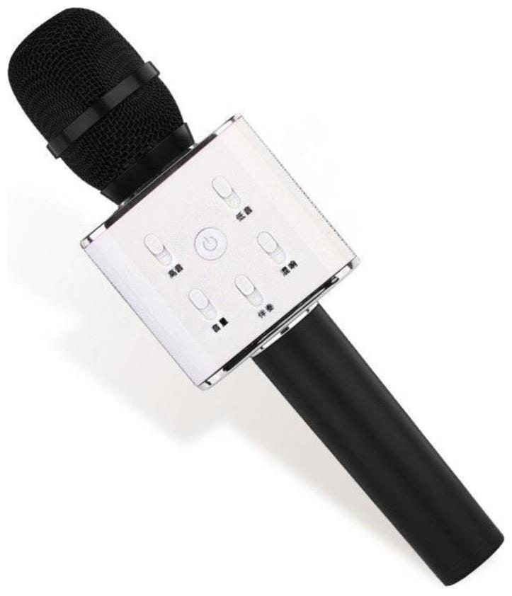 

CHG Q7 Handheld Wireless Bluetooth Karaoke Singing Mic Speaker Player Microphone (Black)