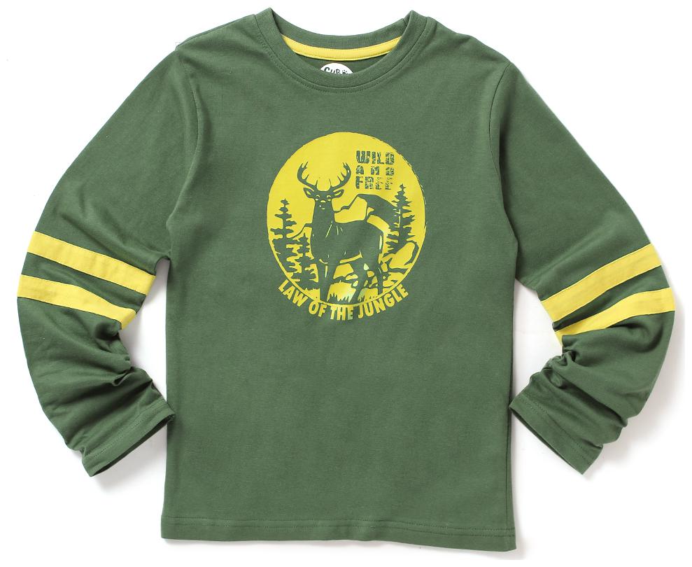 

CuB McPAWS Boy Cotton Printed T-shirt - Green