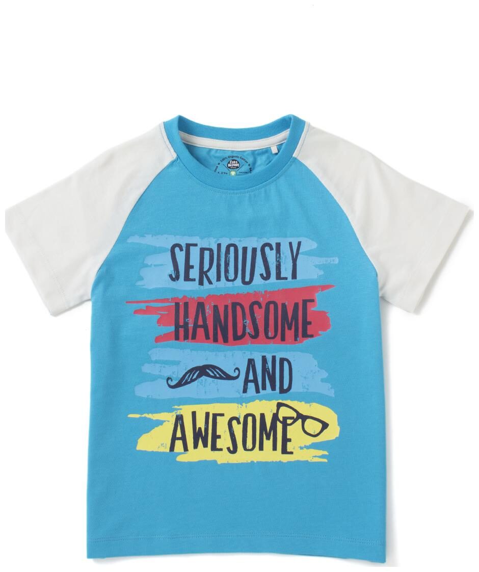 

CuB McPAWS Boy Cotton Printed T-shirt - Blue