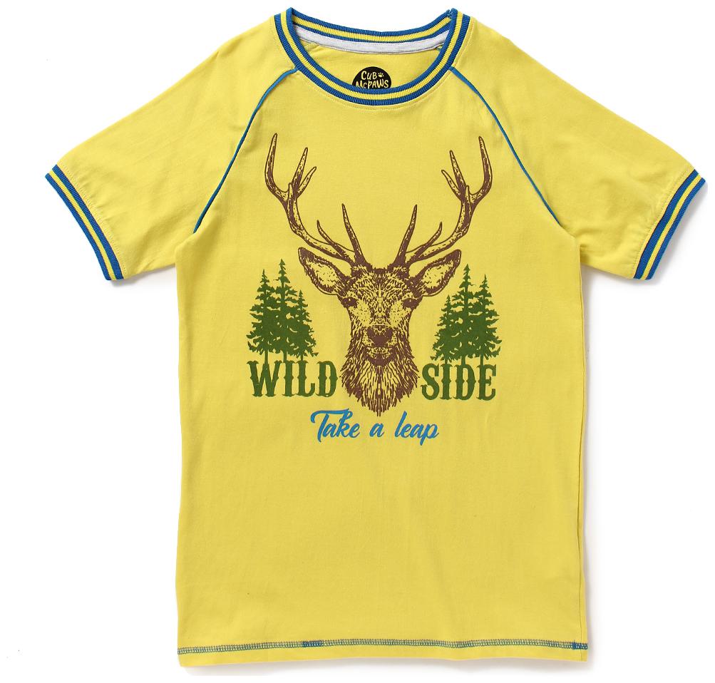 

CuB McPAWS Boy Cotton Printed T-shirt - Yellow