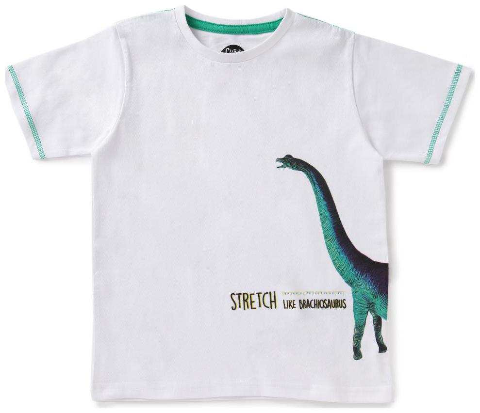 

CuB McPAWS Boy Cotton Printed T-shirt - White