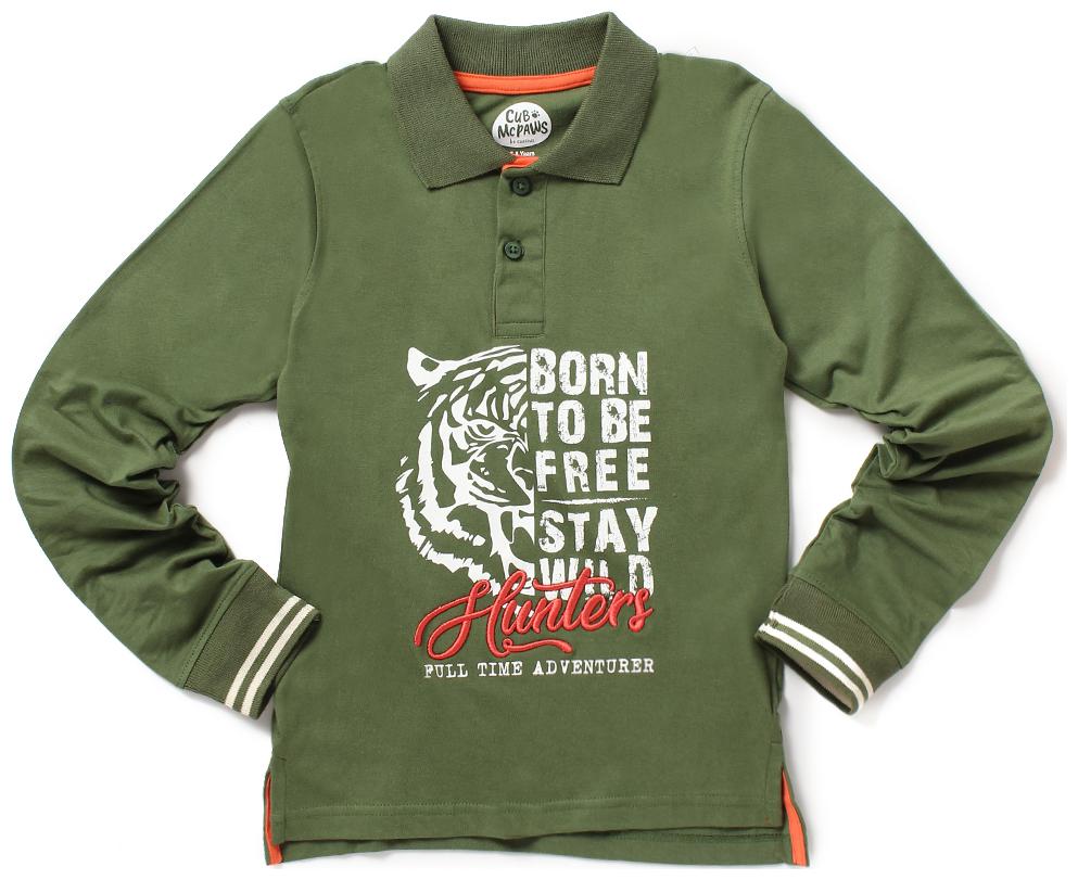 

CuB McPAWS Boy Cotton Printed T-shirt - Green